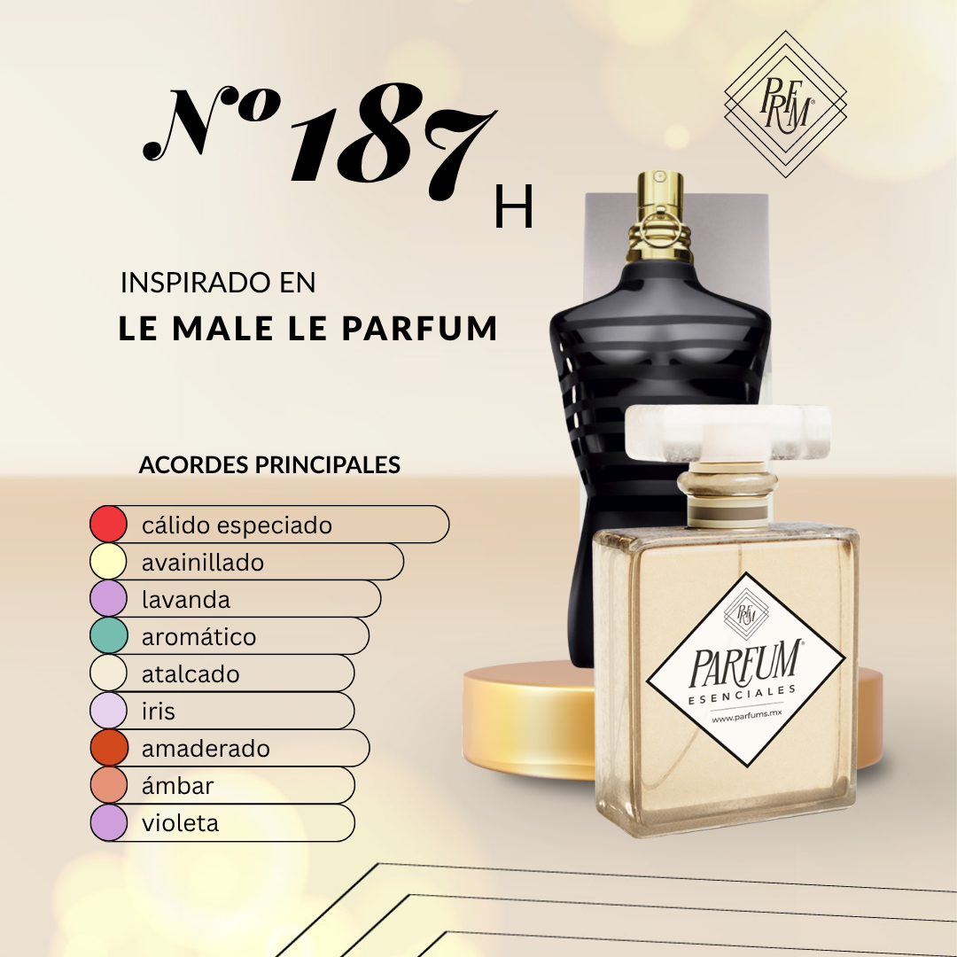 187H inspirado en LE MALE LE PARFUM