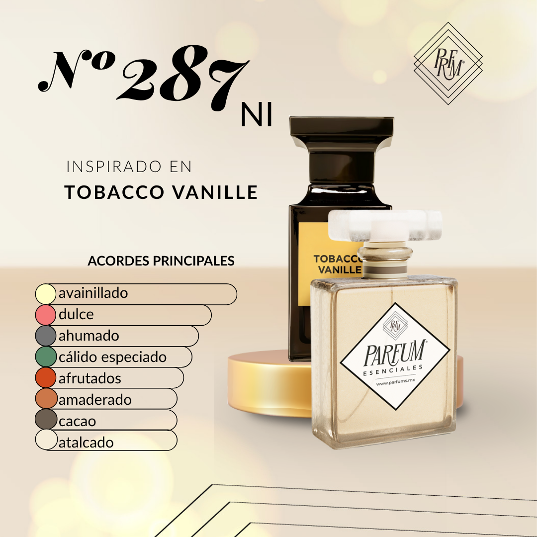 287NI- inspirado en TOBACCO VANILLE UNISEX