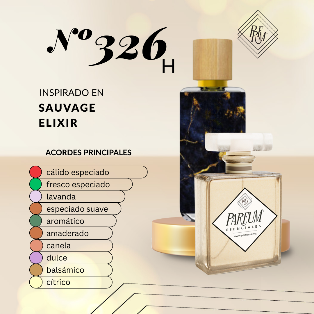 326H Inspirado en SAUVAGE ELIXIR