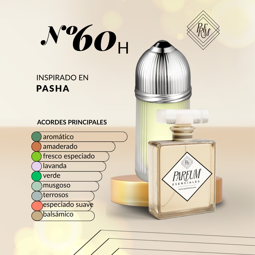 N°60H inspirado en PASHA-CARTIER