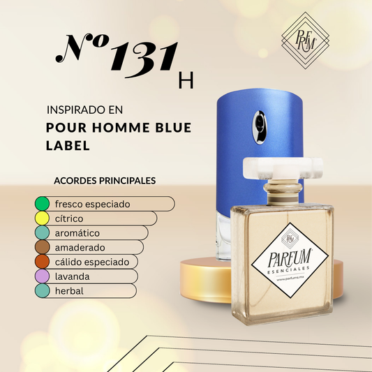 131H inspirado en GIVENCHY POUR HOMME BLEU LABEL