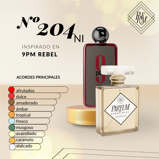 204NI INSPIRADO EN 9PM REBEL UNISEX