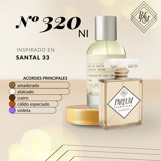 320NI- inspirado en SANTAL 33 UNISEX
