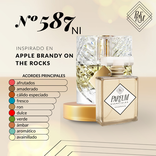 587NI- inspirado en  APPLE BRANDY ON THE ROCKS