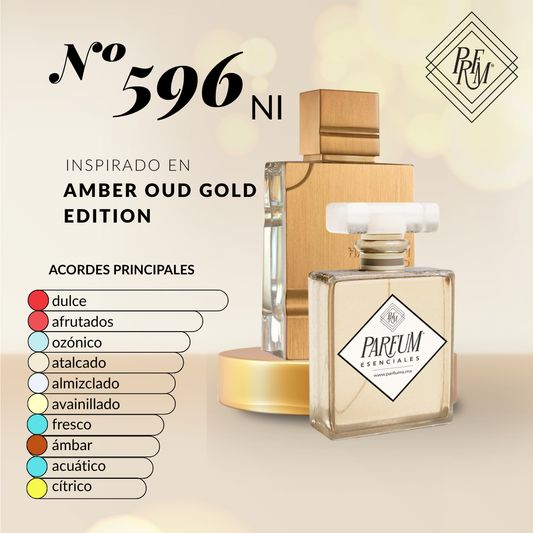596NI inspirado en AMBER OUD GOLD